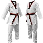 Dragondo 13110 Pum Yaka - Siyah Kırmızı Yaka Taekwondo Elbisesi