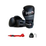 Dragondo 3 Lü Set Attack 6 Boks Eldiveni Boks Kick Boks Muay Thai Boks Eldiveni Siyah 12 Oz