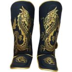 Dragondo 40712-P Gold Fury Kaval Ayak Koruyucu Kick Boks Kaval Koruyucu - Siyah