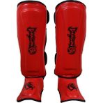Dragondo 40715-P Kaval Ayak Koruyucu Kırmızı Profesyonel Kick Boks Kaval Koruyucu