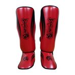DragonDo 40716-P Kaval Ayak Koruyucu Kick Boks Kaval Koruyucu (Kırmızı, L)
