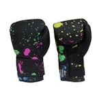 DragonDo Akira Boks Eldiveni Kickboks Muaythai Müsabaka Antreman Suni Deri Malzeme Özellikli - Siyah - 14 oz