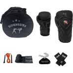 DragonDo Gifttoom, Kıck Boks Sporcu Çantalı Antrenman Seti Boxing, Dragon Tepito Boks Eldiveni ve Ekipmanı - Siyah - 10 oz