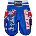 DragonDo KB240 Kick Boks Şortu Dijital Baskılı Kick Boxing Antrenman Şortu - Mavi