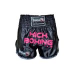 Dragondo Kb247 Kick Boks Şort Pink Heart Kick Boxing Antrenman Şortu
