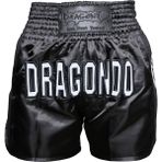 Dragondo Mt3029 Kick Boks Ve Muaythai Şortu Kick Boxing Şort Siyah