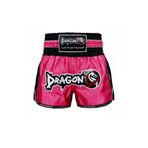 Dragondo MT3075 Retro NEO Kick Boks Şortu Muay Thai Şort Pembe