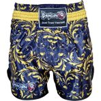 DragonDo MT3443 Muay Thai Şortu Kick Boks Şort Dijital Baskılı Şort - Siyah