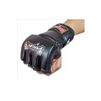 Dragondo Suni Deri 30254 Fighter Mma Eldiveni Serbest Dövüş Torba Antrenman Eldiveni Siyah