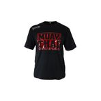 Dragondo Tx8523 Muaythai Tişört Parlak Kırmızı Baskılı Muay Thai Tişörtü