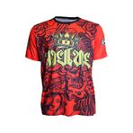 Dragondo Tx8598 Muaythai Tişört Dijital Baskılı Muay Thai Tişört Kırmızı Kırmızı