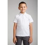 Dragora Erkek Çocuk Penye Polo Yaka Beyaz Okul T-shirt