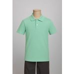 Dragora Erkek Çocuk Penye Polo Yaka Su Yeşili Okul T-shirt