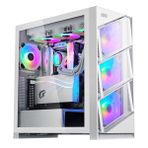 Dragos Air 4x Argb USB 3.0 + Type C ATX Mid Tower Beyaz Gaming Bilgisayar Kasası