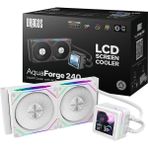 Dragos Aquaforge V2 240Mm Beyaz Argb Lcd Ekranlı İşlemci Sıvı Soğutucu