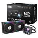 Dragos Aquaforge V2 240Mm Siyah Argb Lcd Ekranlı İşlemci Sıvı Soğutucu