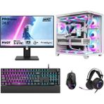 Dragos DRX7755 Ryzen 7 7700 32GB RAM 1TB SSD 16GB RTX 5060 Ti FreeDOS 24.5 inç Monitör Oyun Bilgisayarı
