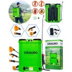 Dragro 16 Lt Sırt Tipi Akülü Yüksek Basınçlı Püskürtücü, Zirai Ilaçlama, Sulama, Püskürtme Pompası