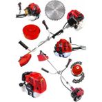 Dragro Alman 20 Hp Kırmızı Yan Tipi Benzinli Motorlu Tırpan ve Canavar Başlık