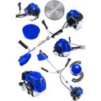 Dragro Alman 20 Hp Mavi Yan Tipi Benzinli Motorlu Tırpan ve Canavar Başlık