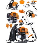 Dragro Alman 20 Hp Turuncu Yan Tipi Benzinli Motorlu Tırpan
