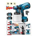 DRAGRO Alman 999 Vf 20 Ah Çift Akülü Boya Tabancası Püskürtme İlaçlama Makinesi Mavi
