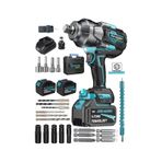 Dragro DRG-1400 Profesyonel M 1400 NM Kademeli Yüksek Torklu Somun Bijon Sökme Matkap Akülü Vidalama Kömürsüz Motor