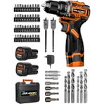 Dragro DRG-168 Pro 16.8V Çift Akü Çelik Mandren Kömürsüz Motor Akülü Vidalama Yüksek Tork