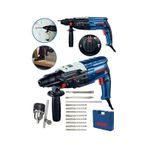 Dragro DRG-krc4200 Gri 4200 Çelik Şanzıman Bakir Sargili Kırıcı Delici Hilti Matkap 10 Adet Uç Yedek Mandren