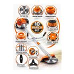 Dragro German Drg-10 + Yan Tipi Benzinli Ot Çalı Çim Biçme Tırpanı + Full Set Hediyeli T