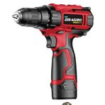Dragro Germany 58 V 8 Ah Metal Şanzuman Bakır Sargılı Kırmızı Çift Akülü Vidalama Matkap