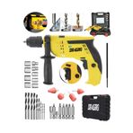 Dragro Germany Technology Darbeli 13 Mm Vidalama Delme Devir Ayarli Kablolu Matkap 30 Parca Set Drg 13Mm
