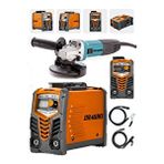 DRAGRO Profesyonel Çift Kartlı 250 Amper Invertör Kaynak Makinası 3000 W Taşlama