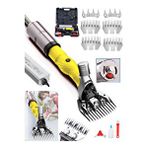 DRAGRO Rus Tipi Adaptörlü Koyun Makinesi Kirkma Makinasi 4 Tarak 2 Bıçak Sarı