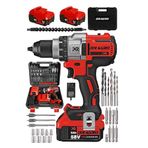 Dragro XR58 58V 5Ah Kırmızı Darbeli Akülü Vidalama Makinesi