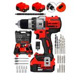 Dragro XR58 58V 5Ah Mavi Darbeli Akülü Vidalama Makinesi