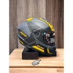 Draken Blond. ''2 Vizörlü'' + ''sticker'' Hediyeli, Mat Motosiklet Kapalı Kask - XL