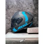 Draken Glacial. ''2 Vizörlü'' + ''sticker'' Hediyeli, Mat Motosiklet Kapalı Kask