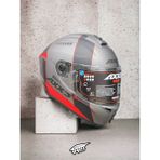 Draken Mp4 Red. ''2 Vizörlü'' + ''sticker'' Hediyeli, Mat Motosiklet Kapalı Kask - 2XL