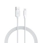 Dramex D11MK 1.1A 1 mt Beyaz Micro USB Data Şarj Kablosu