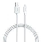 Dramex D30MK 3.0A 1 mt Beyaz Micro USB Data Şarj Kablosu