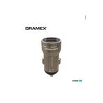 Dramex DC20B Araç Oto Çakmaklık Şarj Cihazı 3.1Amper PD20W Çift USB Giriş