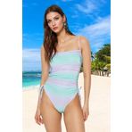 Drape Desenli Mayo Deniz Kıyafeti Yüzme Mayosu Swimsuit Premium Kalite Yaz Koleksiyonu