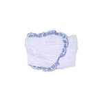 Drape Detaylı Straplez Büstiyer Bluz Beyaz