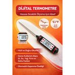 DrBambu Dijital Gıda Termometresi Süt Yemek Sıcaklık Ölçer Pişirme Derecesi
