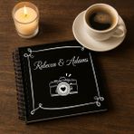 Dream Art Galery Siyah Yapraklı Defter, Anı Defteri Polocard ,foto Albüm, Polaroid Foto Albüm,