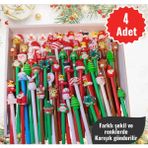 Dream Butik 4lü Tükenmez Yılbaşı Kalem Seti