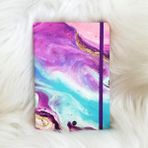 Dream Butik Renkli Galaxy Lastikli Defter
