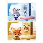 Dream Castle Bricks Premium Seri Yeni Stil Nick Wild - Judy Hopps Zootropolis Figür3d Puzzle Yapboz Hediye Hobi