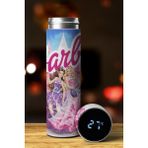 DREAM COLLECTION Kızlar Özel Tasarım Sıcaklık Göstergeli Dijital Led Baskılı Paslanmaz Çelik Termos 450 Ml